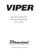 Directed Electronics Responder LE 5701 User manual