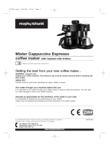 Morphy Richards MISTER CAPPUCINO EXPRESSO AND FILTER COFFEE MAKER Owner's manual