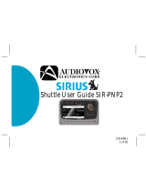 Audiovox SIR- CK2 User manual