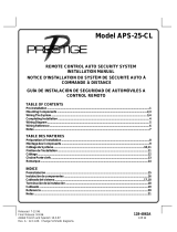Prestige APS-35-CL Installation guide