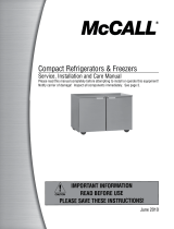 McCall Refrigeration MCCR27 User manual