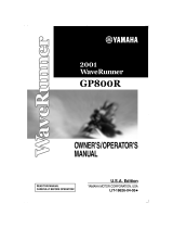 Yamaha GP800R WaveRunner 2003 User manual