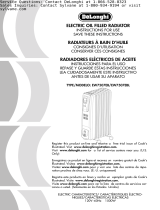 DeLonghi Electric radiator Instructions For Use Manual