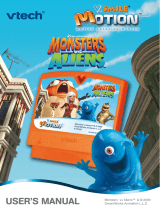 VTech V.Smile Motion: Monsters vs. Aliens User manual