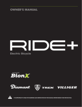 BionX Ride plus - E-bike Owner's manual