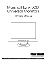 Marshall Electronics Lynx LCD Monitor User manual