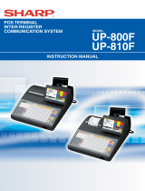 Sharp UP820F User manual