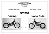 Scorpa SY 250 Racing Owner's manual