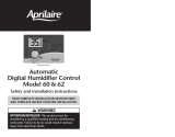 Aprilaire 400 User manual