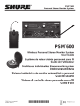 Shure PSM600 User manual