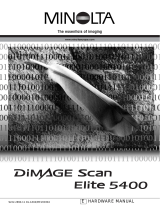 Minolta DIMAGE SCAN ELITE 5400 Owner's manual
