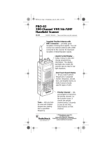 Radio Shack PRO-82 User manual