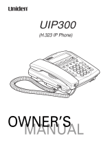 Uniden UIP300 Owner's manual