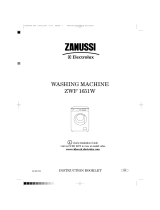 Zanussi ZWF1651 Owner's manual