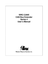 Western Reserve Controls  WRC-CANX Owner's manual