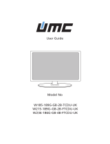 UMC W185-189G-GB-2B-TCDU-UK User manual