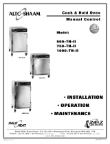 Alto-Shaam Low Temperature Cook & Hold Oven 750-TH-II User manual