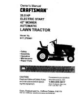 Craftsman 917.271641 User manual