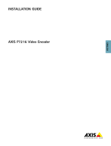 Axis Communications P7216 User manual