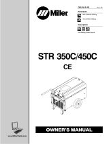 Miller STR 350C Owner's manual
