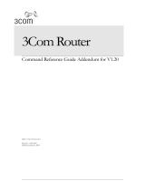 3com Router 5000 Series User manual