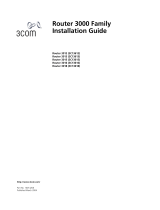 3com Router 3013 User manual