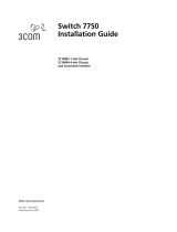 3com 7750 Series User manual