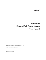 3com External PoE Power System PSE2500-A3 User manual