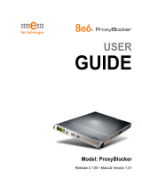 8e6 Technologies ProxyBlocker User manual
