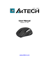 A4 Tech. G7-750 User manual