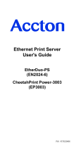 Accton Technology EtherDuo-PS EN2024-6 User manual