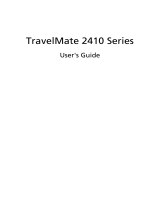 Acer TravelMate 2410 User manual