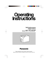 Panasonic AK-HC900 User manual