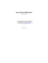 Acer 3400 Series User manual