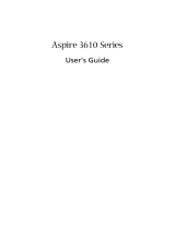 Acer 3610 Series User manual