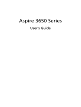 Acer Aspire 3650 Series User manual