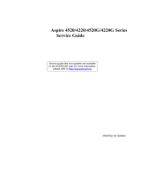 Acer Aspire 4520G Series User manual