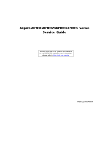 Acer 4810TG User manual