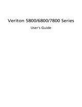 Acer 7800 series User manual
