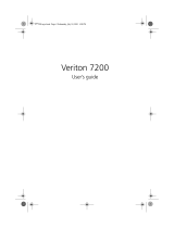 Acer 7200 User manual