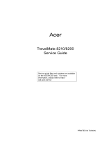 Acer 8200 User manual