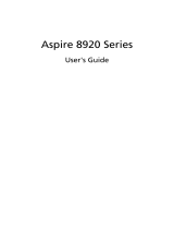 Acer 8920 Series User manual