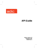 ADIC 601355 Rev A User manual
