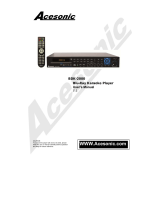 Acesonic BDK-2000 User manual