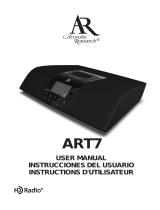 Acoustic Research ART7 User manual