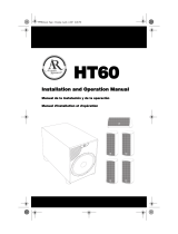 Acoustic Research HT60 User manual