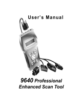 Actron 9640 User manual