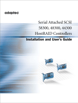 Adaptec Serial Attached SCSI 44300 User manual