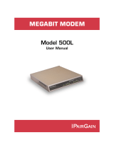 PairGain 500L User manual