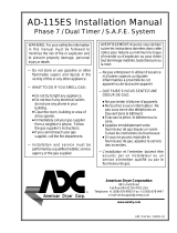 ADC AD-115ES User manual